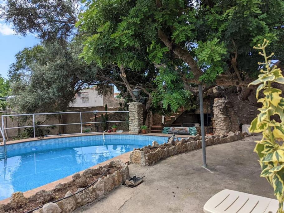 Casa Rural Frente Al Mar La Toscana เลสกาเซส ดัลกานาร์ ภายนอก รูปภาพ